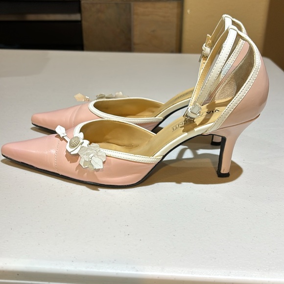 EUC Like New Vintage Via Accenti Leather Heels Size 9 - Picture 2 of 8